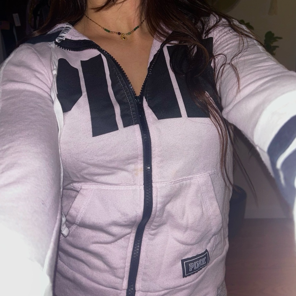 PINK Victoria Secret 2000’s Y2K style zip up